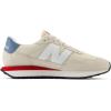 imageNew Balance Mens 237 V1 SneakerLinenWhiteElemental Blue