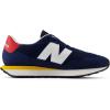 imageNew Balance Mens 237 V1 SneakerNb NavyWhiteTeam Red