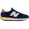 imageNew Balance Mens 237 V1 SneakerNb NavyWhiteTeam Red
