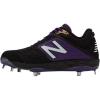 imageNew Balance Mens 3000 V4 Metal Baseball ShoeBlack  Purple
