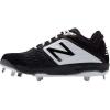 imageNew Balance Mens 3000 V4 Metal Baseball ShoeBlackWhite