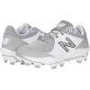 imageNew Balance Mens 3000 V5 Molded Baseball ShoeGreyWhite