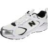 imageNew Balance Mens 408 V1 SneakerWhiteBlackSilver