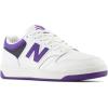 imageNew Balance Mens 480 V1 SneakerWhitePrism PurpleBlack
