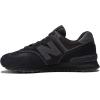 imageNew Balance Mens 574 Core SneakerBlackBlack