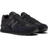 imageNew Balance Mens 574 Core SneakerBlackBlack