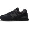imageNew Balance Mens 574 Core SneakerBlackBlack