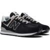imageNew Balance Mens 574 Core SneakerBlackWhite