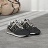 imageNew Balance Mens 574 Core SneakerBlackWhite