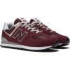 imageNew Balance Mens 574 Core SneakerBurgundyWhite
