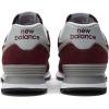imageNew Balance Mens 574 Core SneakerBurgundyWhite