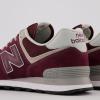imageNew Balance Mens 574 Core SneakerBurgundyWhite