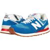 imageNew Balance Mens 574 Core SneakerNatural IndigoLight Rogue Wave