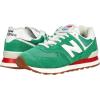 imageNew Balance Mens 574 Core SneakerVarsity GreenVelocity Red