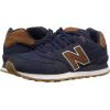 imageNew Balance Mens 574 V1 Canvas SneakerNavyBrown