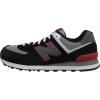 imageNew Balance Mens 574 V1 CoreBlackRedGrey