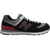 imageNew Balance Mens 574 V1 CoreBlackRedGrey