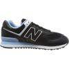 imageNew Balance Mens 574 V1 CoreBlackSummer Sky