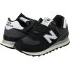 imageNew Balance Mens 574 V1 CoreBlackWhiteBlue
