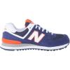 imageNew Balance Mens 574 V1 CoreBlueOrange