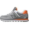 imageNew Balance Mens 574 V1 CoreGreyOrange