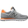 imageNew Balance Mens 574 V1 CoreGreyOrange