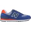 imageNew Balance Mens 574 V1 CoreNavyOrangeGrey