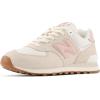 imageNew Balance Mens 574v2 Laceup SneakerWhitePink