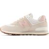 imageNew Balance Mens 574v2 Laceup SneakerWhitePink