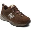 imageNew Balance Mens 608 V5 Casual Comfort Cross TrainerChocolate BrownWhite