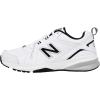 imageNew Balance Mens 608 V5 Casual Comfort Cross TrainerWhiteBlackSilver Metallic