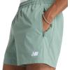 imageNew Balance Mens Athletics Stretch Woven Short 5quotDark Juniper