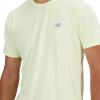 imageNew Balance Mens Athletics TShirtLime Light Heather