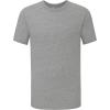 imageNew Balance Mens Cotton Performance Crew Neck TeeBlackWhiteHeather Grey