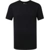 imageNew Balance Mens Cotton Performance Crew Neck TeeBlackWhiteHeather Grey