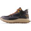 imageNew Balance Mens Fresh Foam X Hierro Mid GTX V1 Trail Running ShoeBlackMagnetHot Marigold
