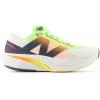 imageNew Balance Mens FuelCell Rebel V4 Running ShoeWhiteBleached Lime GloHot Mango