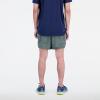 imageNew Balance Mens Impact Run 5 Inch Short Blue SmallDeep Olive Green