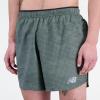 imageNew Balance Mens Impact Run 5 Inch Short Blue SmallDeep Olive Green