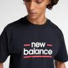 imageNew Balance Mens Linear Lines TshirtBlack