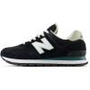 imageNew Balance Mens ML574DVC SneakerBlackWhite 1