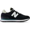 imageNew Balance Mens ML574DVC SneakerBlackWhite 1