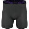 imageNew Balance Mens Mesh 5quot No Fly Boxer Brief 4 PackBlackIcePrism PurpleMagnet