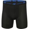 imageNew Balance Mens Mesh 5quot No Fly Boxer Brief 4 PackBlackMagnetBlackTeam Royal