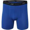 imageNew Balance Mens Mesh 5quot No Fly Boxer Brief 4 PackBlackSparkBlackTeam Royal