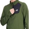 imageNew Balance Mens Nb Heat Grid Half Zip 22Kombu Heather