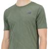 imageNew Balance Mens Q Speed Jacquard Short Sleeve 22Deep Olive Green