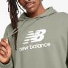 imageNew Balance Mens Sport Essentials Fleece Logo HoodieOlivine