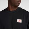 imageNew Balance Mens Woven Label TshirtBlack