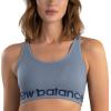 imageNew Balance Seamless Cami Sports Bra Adjustable Straps with Keyhole BreathabilityMunsell White